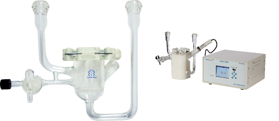 Gas-solid photocatalytic reactor and its online temperature measurement module